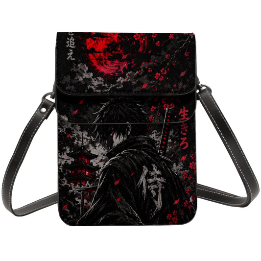 Leather Cell Phone Purse With Shoulder strap