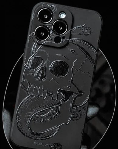 Blue Magnetic PMMA Case with Floral Design and Sublimation Craft for 17/16/15/14/13/12 Pro Max Phone Cover