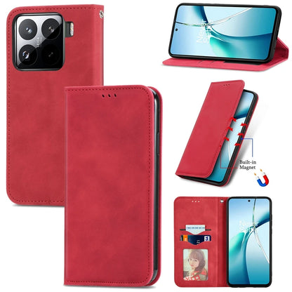 PU Flip Leather case Card Slots Phone Cover for Xiaomi 15/15 Pro/14T/14 Pro, for Redmi Note 14 Wallet Leather case