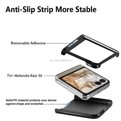 Leather Personalized Tough Blank New Luxury Rugged Sublimation Cheapest Mobile Phone Cover Case for Motorola Razr 50 Ultra