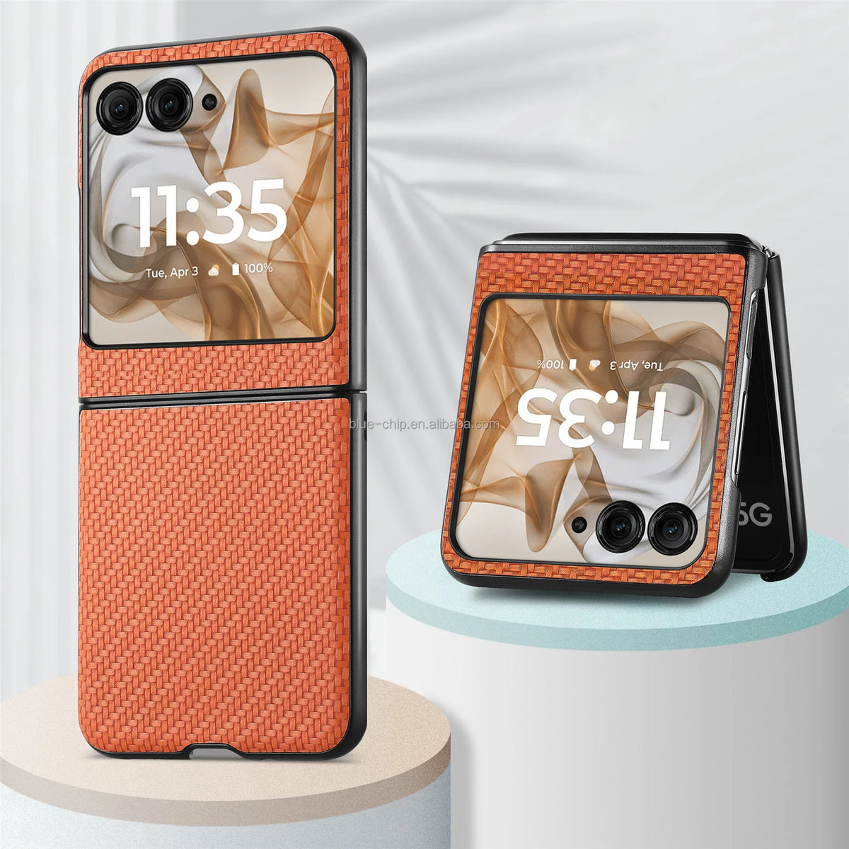Leather Personalized Tough Blank New Luxury Rugged Sublimation Cheapest Mobile Phone Cover Case for Motorola Razr 50 Ultra