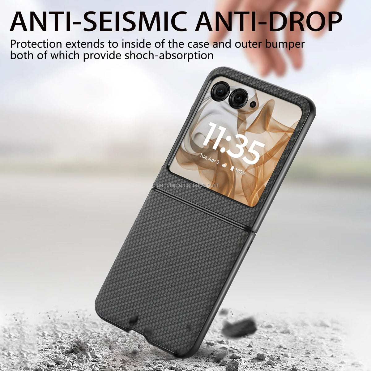 Leather Personalized Tough Blank New Luxury Rugged Sublimation Cheapest Mobile Phone Cover Case for Motorola Razr 50 Ultra