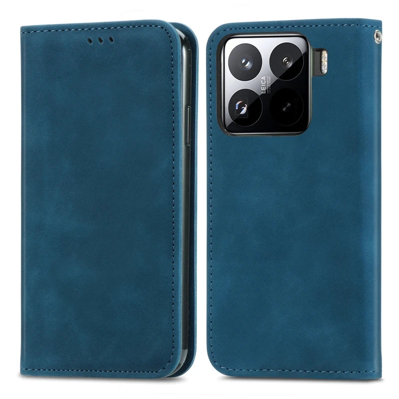 PU Flip Leather case Card Slots Phone Cover for Xiaomi 15/15 Pro/14T/14 Pro, for Redmi Note 14 Wallet Leather case