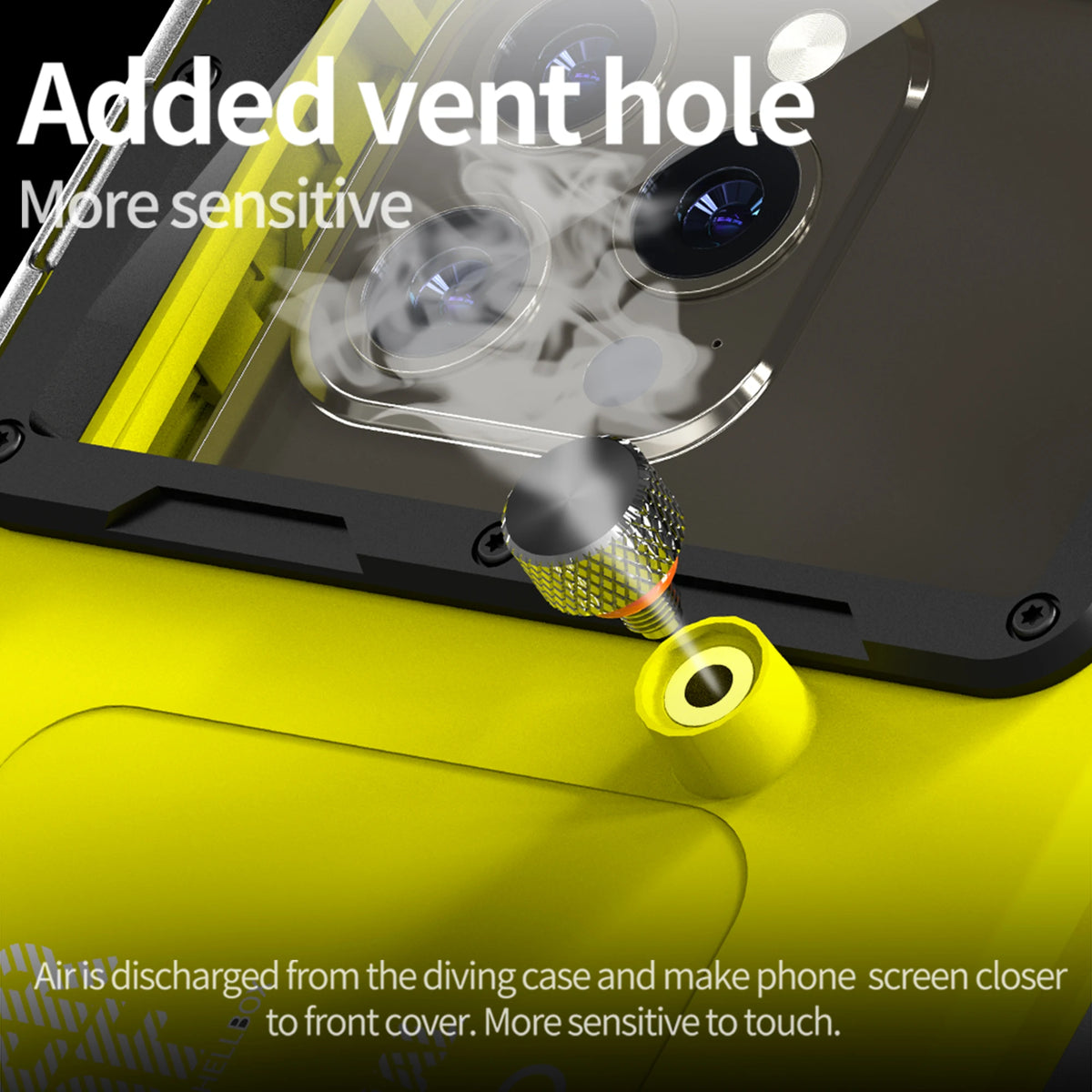 Multi-Functional, Durable, Waterproof, 15m/50ft, Universal 6.9 Inch Waterproof Phone Case, IP68, Professional Diving Photography