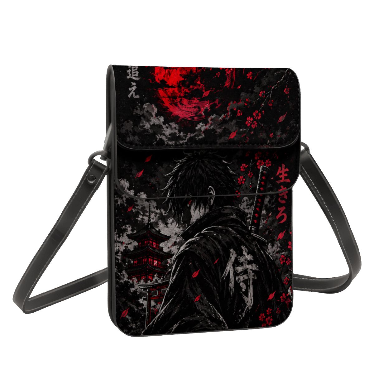 Leather Cell Phone Purse With Shoulder strap